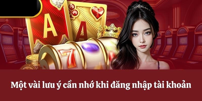 Lưu ý cần nhớ khi đăng nhập tài khoản